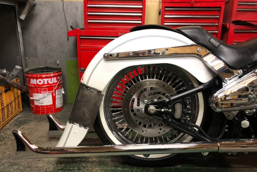 FLSTC リアフェンダー 純正 ハーレーダビッドソン EVO ソフテイル